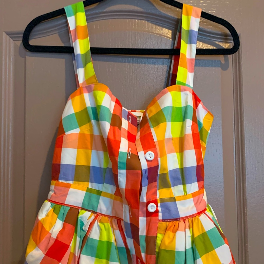 CHRISTOPHER JOHN ROGERS x TARGET Plaid Wide Strap Tie Waist Dress Ltd Edition